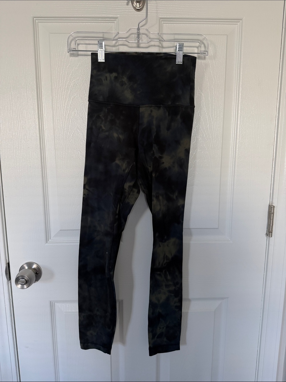 lululemon athletica Kids Black Olive Tie-Dye High-Waist Leggings